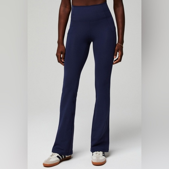 Navy Women's Flared Pants - Picture 1 of 4